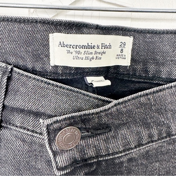 ABERCROMBIE & FITCH | 90’s Slim Straight Ultra high Rise Curve Love Jeans Sz. 29 - Picture 5 of 7